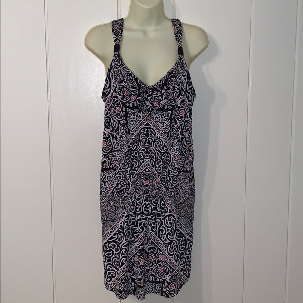 WHBM polyester knit strappy summer tunic‎